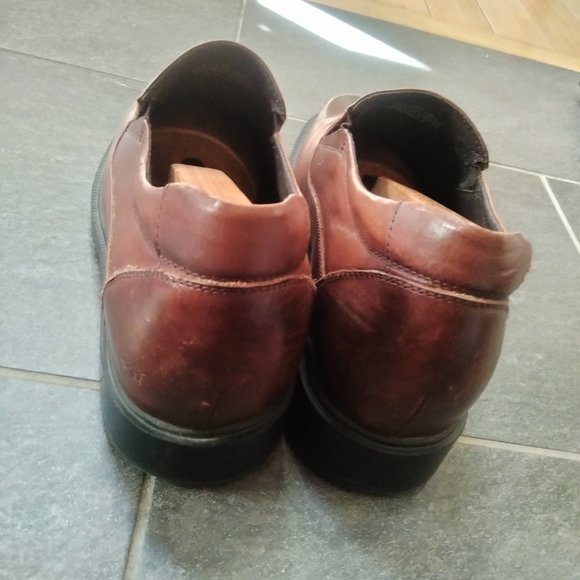 Calden Men's Invisible Height Increasing Elevator Shoes - Dark Brown Leather - Picture 8 of 9